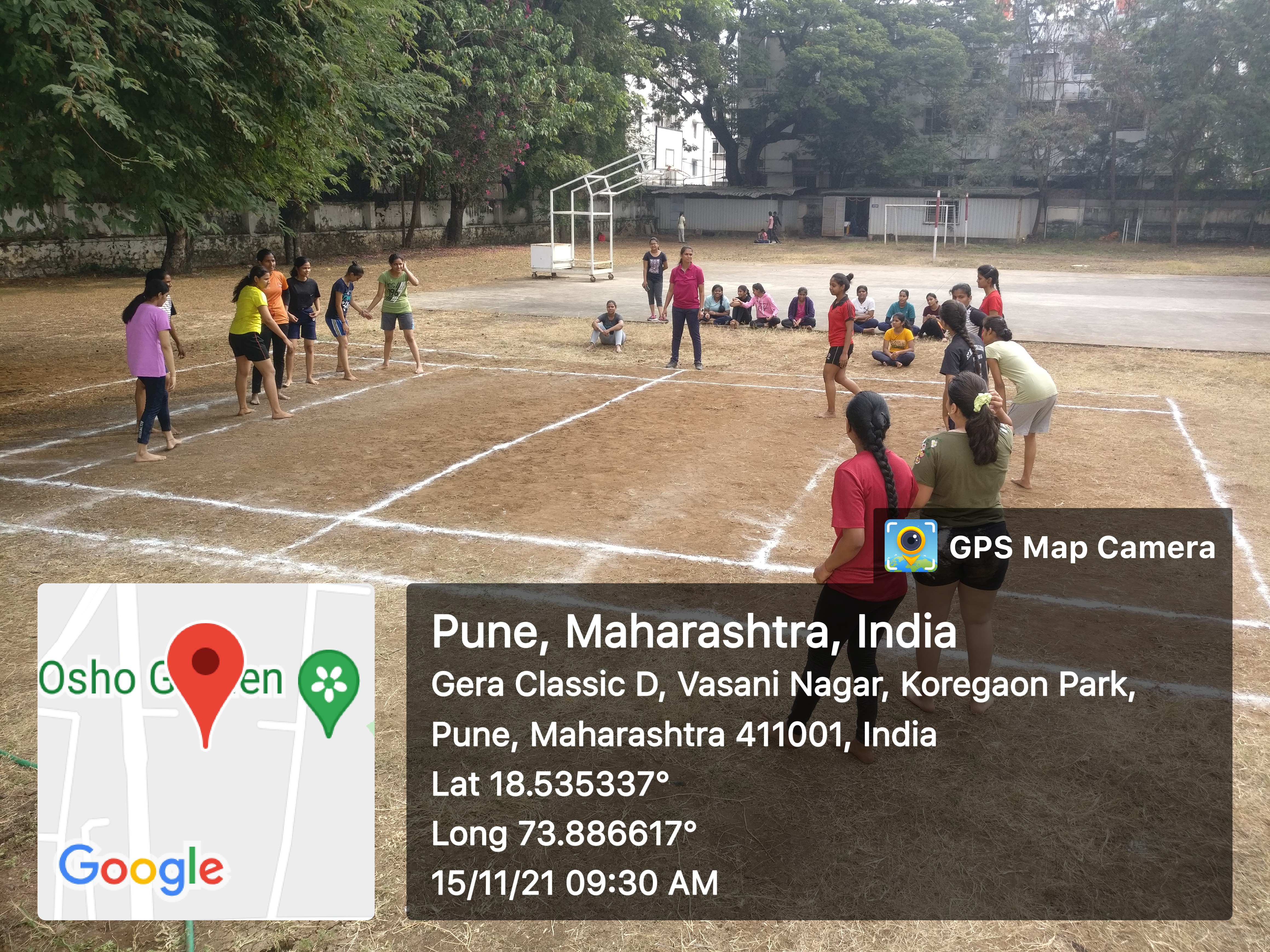 Kabaddi Practice at College Campus